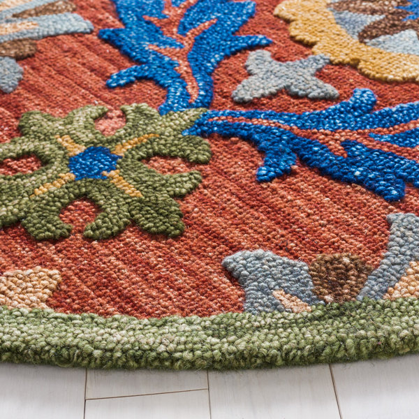 Langley Street Gulledge Handmade Red/Blue/Yellow/Green Rug & Reviews